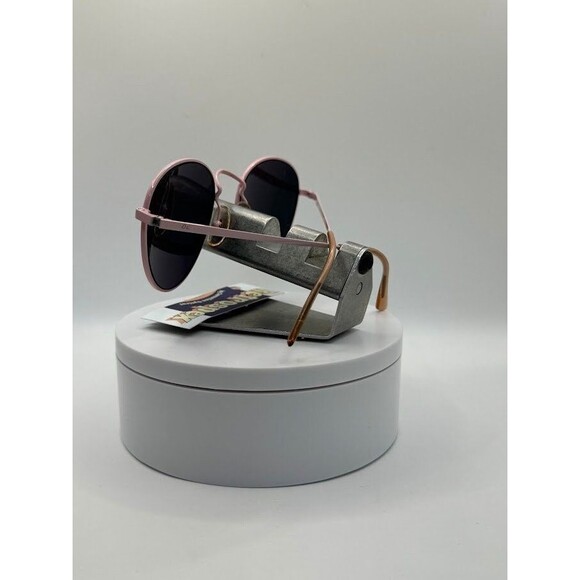 True Vintage Oversize Sunglasses NOS Preppy Style Pink Mirror Lens Oleg Cassini main image 4